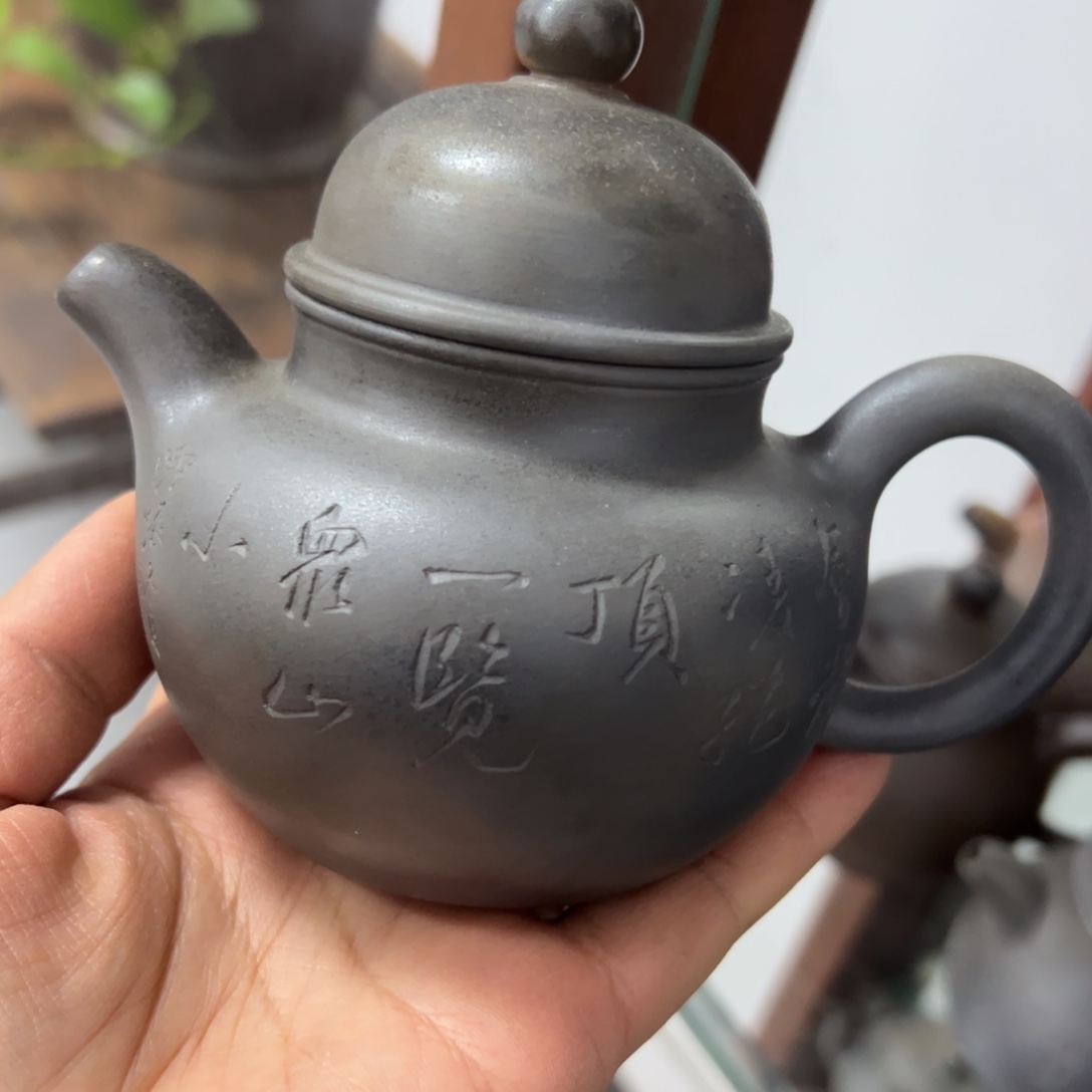贵台龙窑柴烧茶壶96