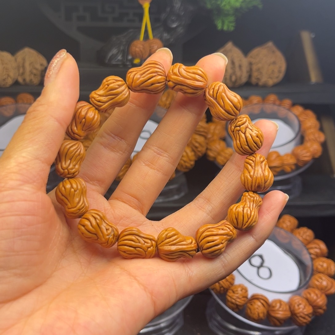 文玩核桃吊坠桃核单圈