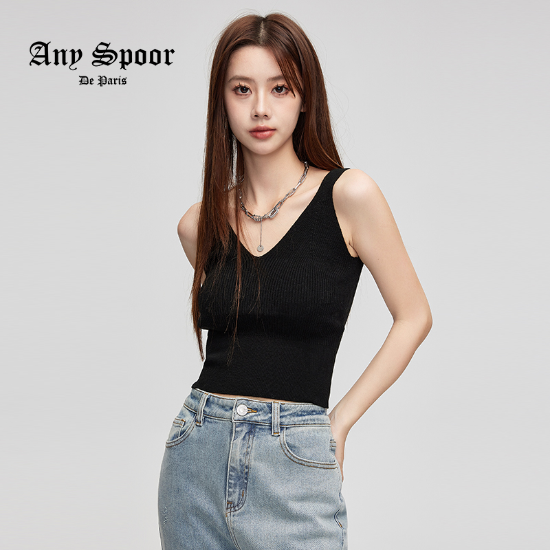 【ANY SPOOR】AnySpoor春季新款时尚针织背心83C905