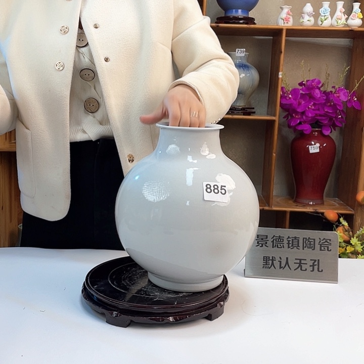 摆件微瑕885 景德镇陶瓷艺术精品