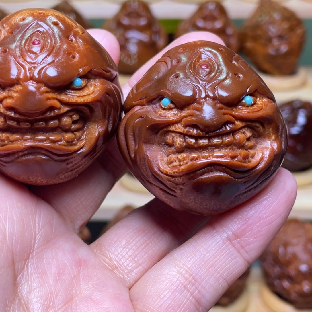 橄榄核手串/手链℡****™四一天眼恶僧