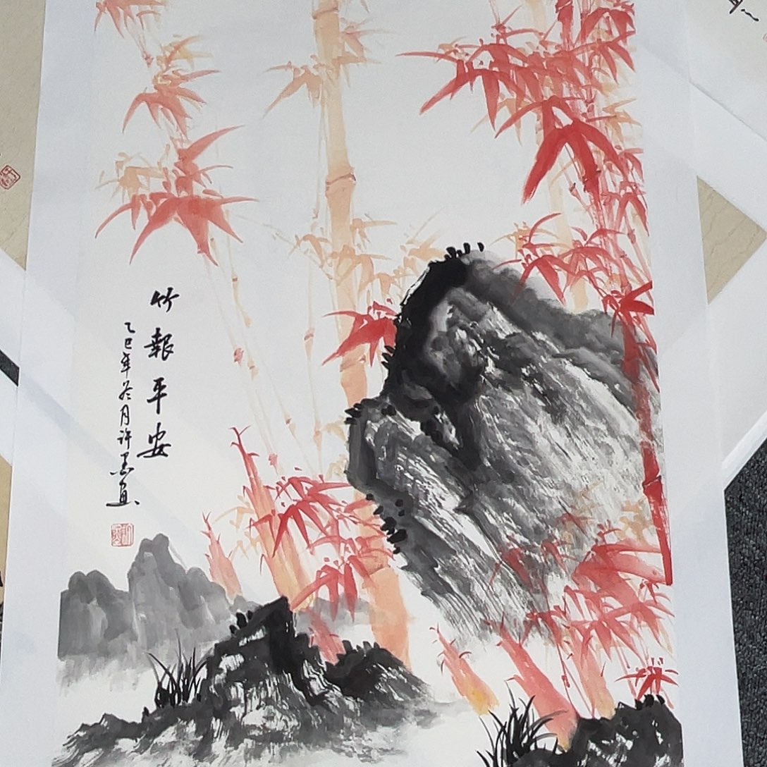 国画许墨老师作品欣赏