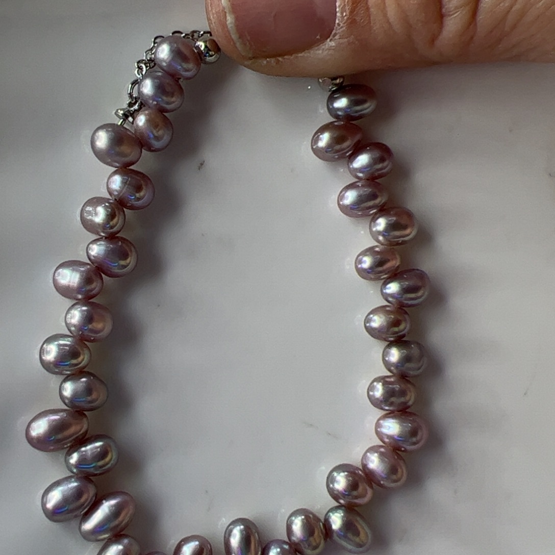 淡水珍珠合金手绳092