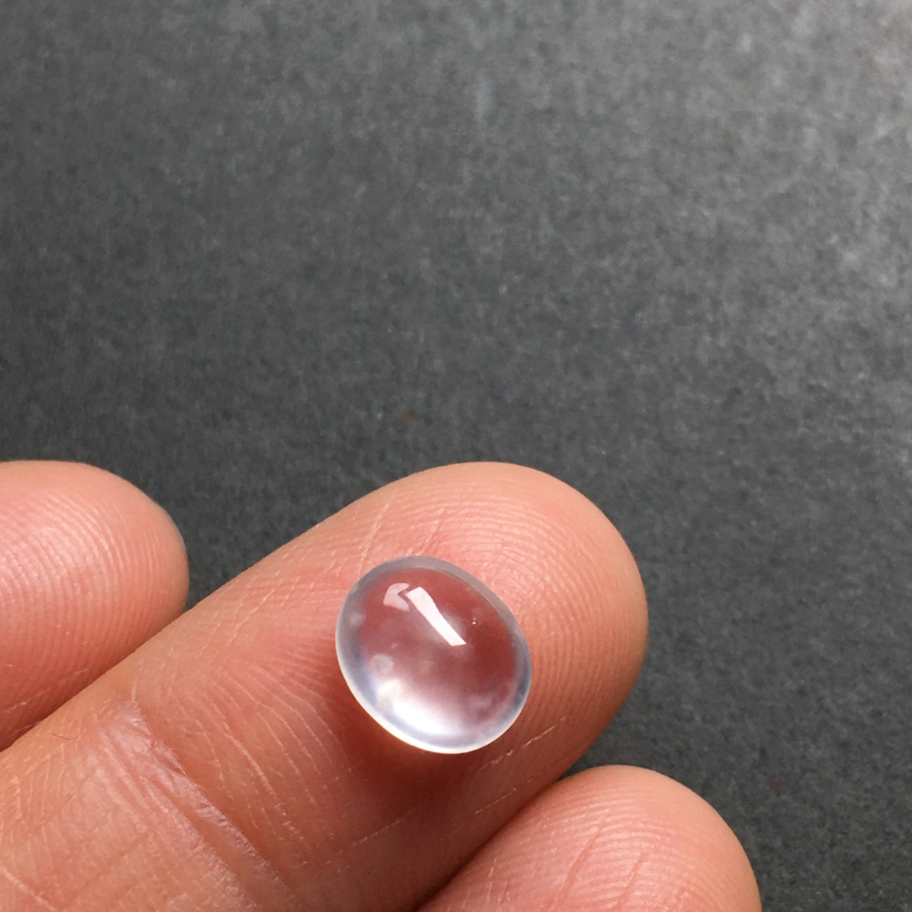 尺寸8-6.7-3.3缅甸翡翠玉石玻璃钢蛋面雪花镶女时尚戒指多宝盘缠