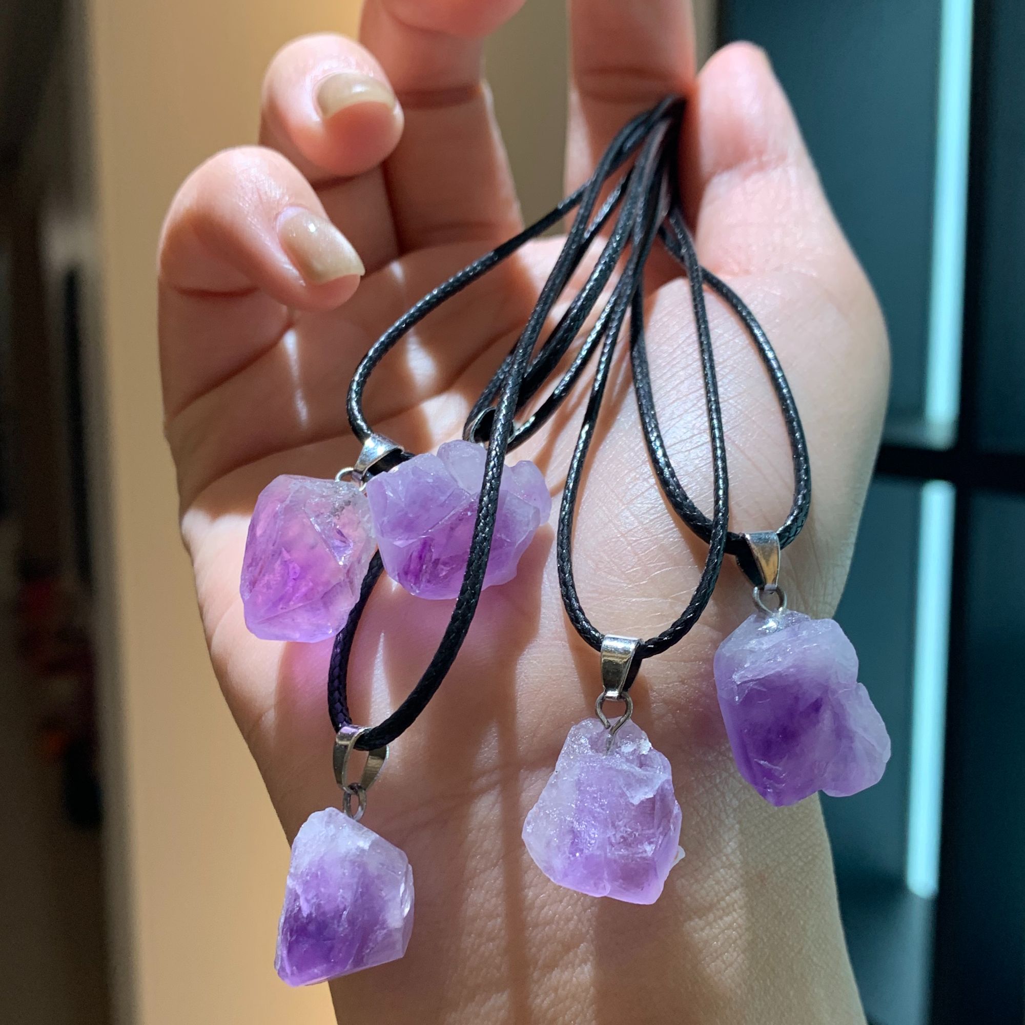 【多样性发货】紫晶原石项链