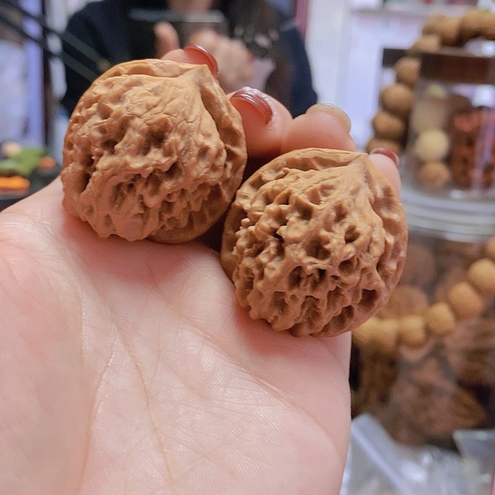 【闪购商品】文玩核桃把件39蓟县元宝