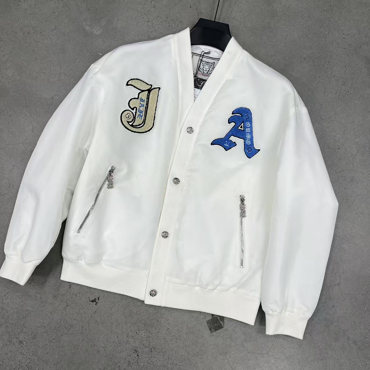 【雅痞专属】单排扣秋季时尚常规款棒球服百搭秋冬长袖2835