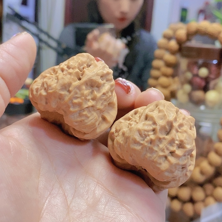 【闪购商品】文玩核桃把件38蛤蟆头修