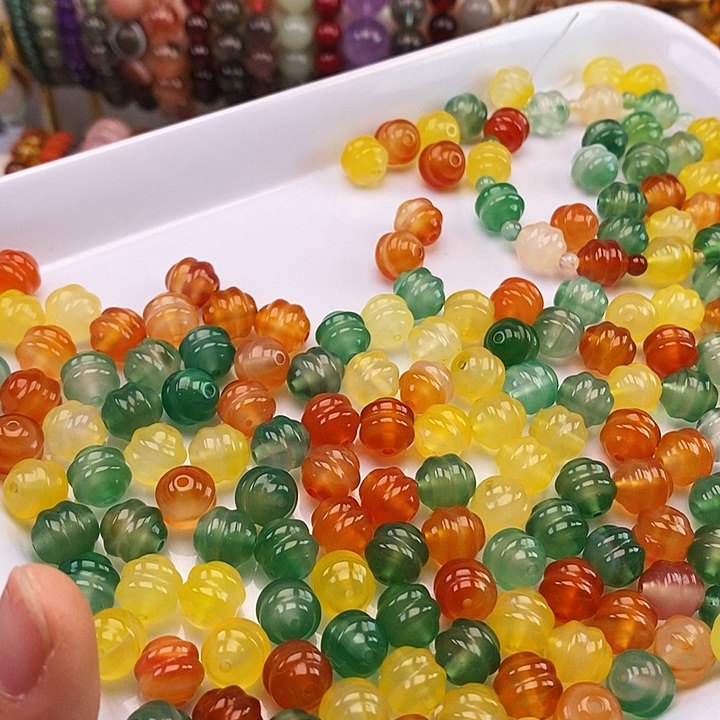 未镶嵌20个彩铃铛卡10玛瑙/玉髓