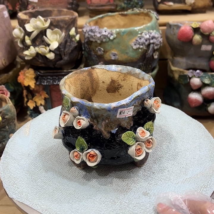 陶然多肉花盆百搭