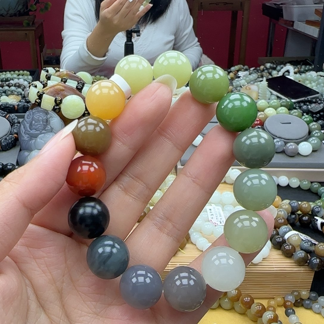 和田玉手链未镶嵌