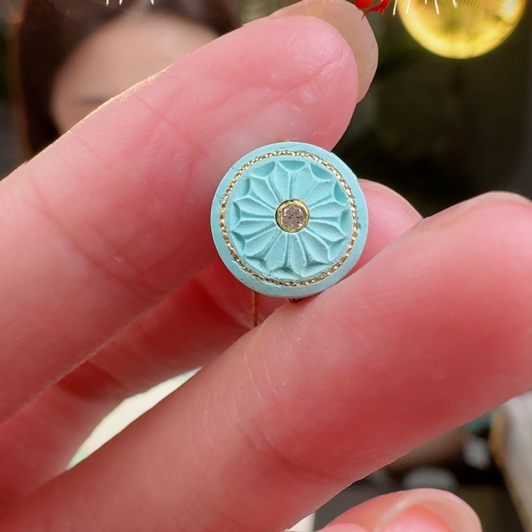 绿松石珠宝奇石未镶嵌