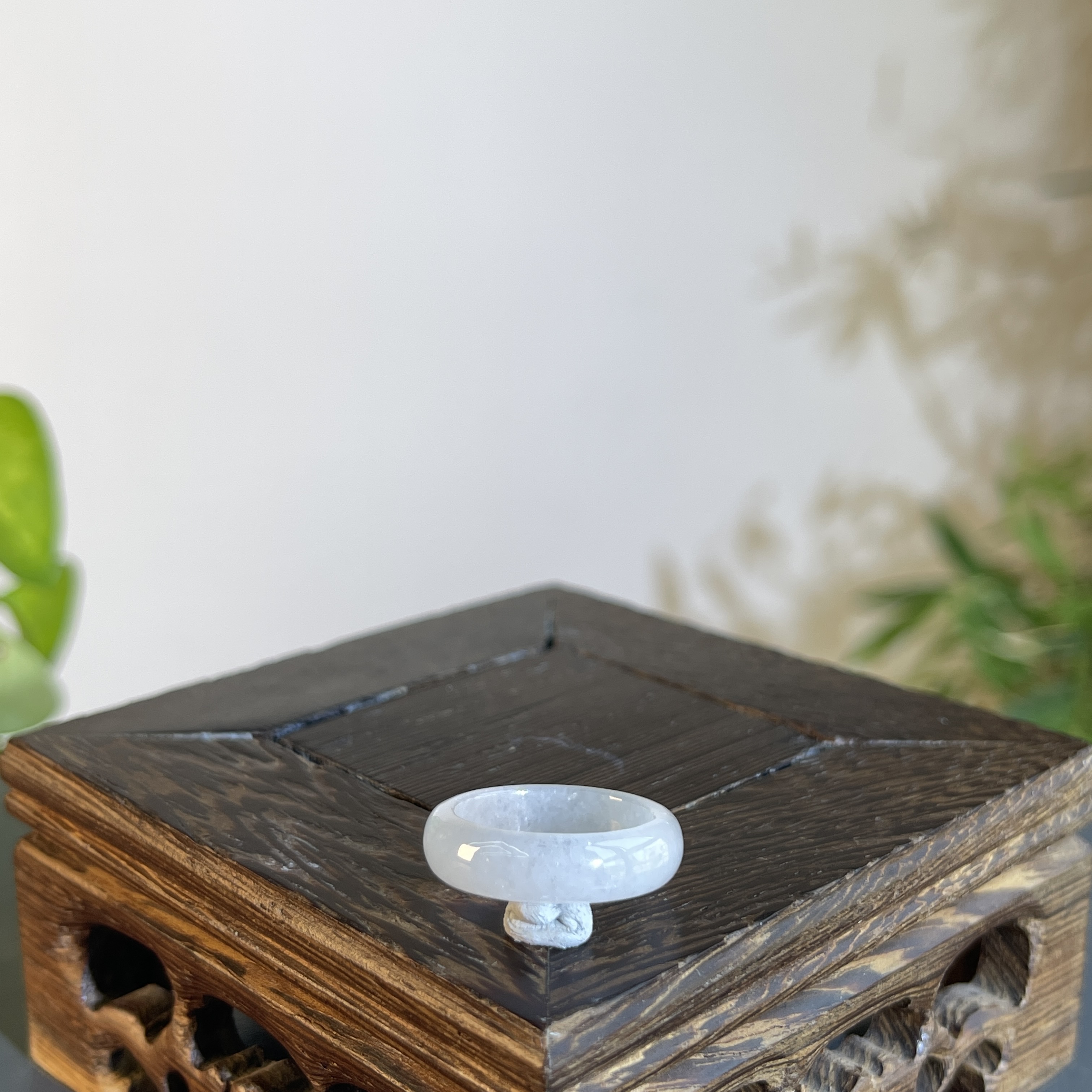 JTB21-02  天然缅甸A货翡翠 翡翠戒圈