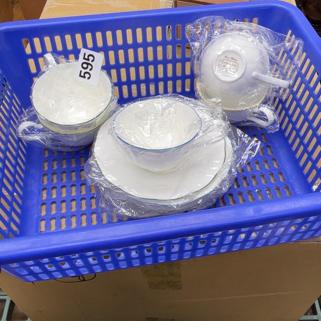瓷片摆件工艺品摆件666 