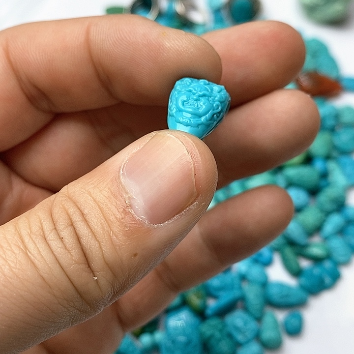 绿松石珠宝奇石未镶嵌