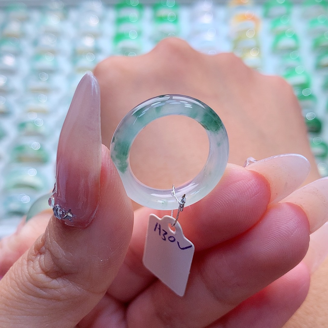 翡翠戒指未镶嵌悦*13号