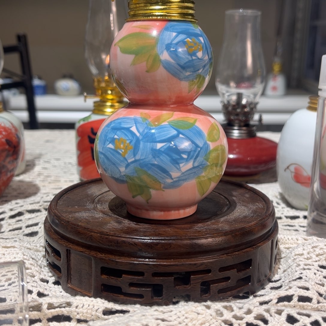 摆件景德镇陶瓷香薰灯