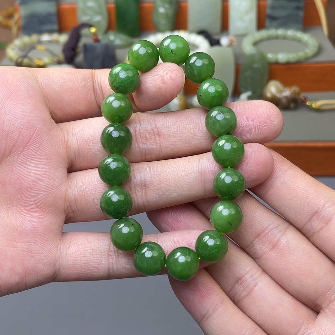 和田玉未镶嵌手链