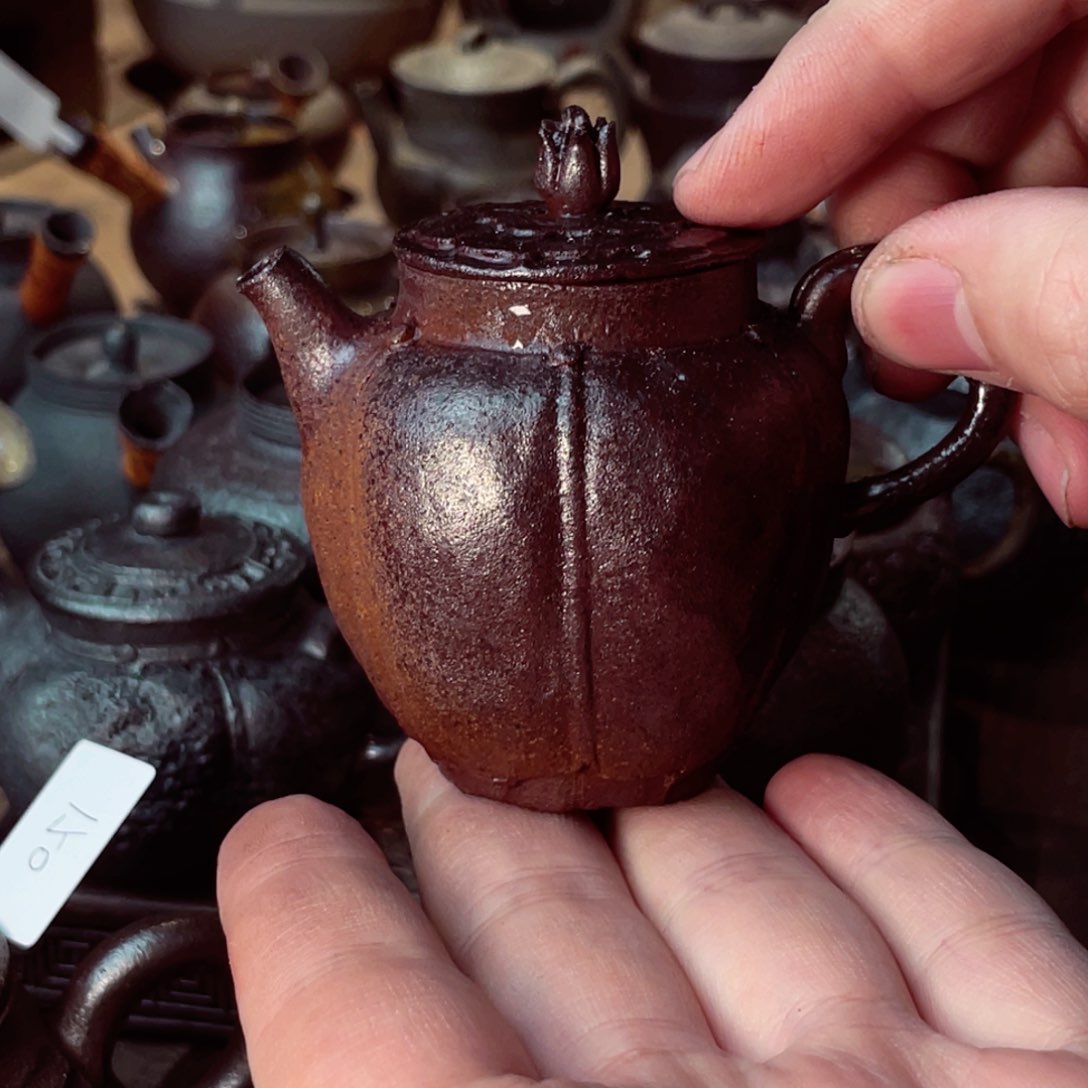 壶简**好全手工捏柴烧110c c