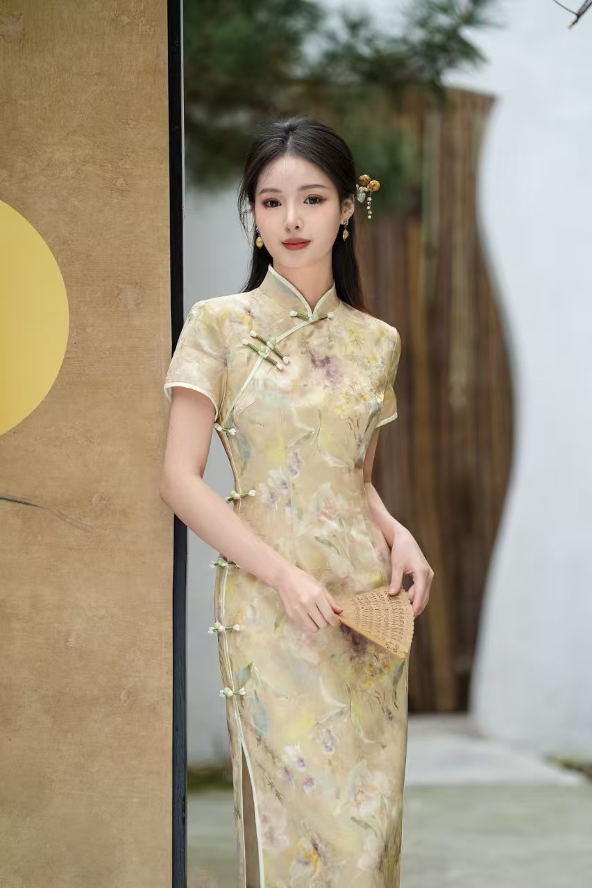 【沈氏-梦晨】夏季新款清凉之夏改良旗袍端庄大气气质优雅