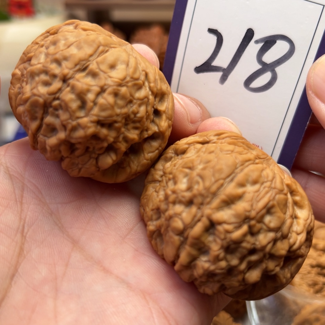 文玩核桃把件全品球形龙鼎49.5尺寸218号