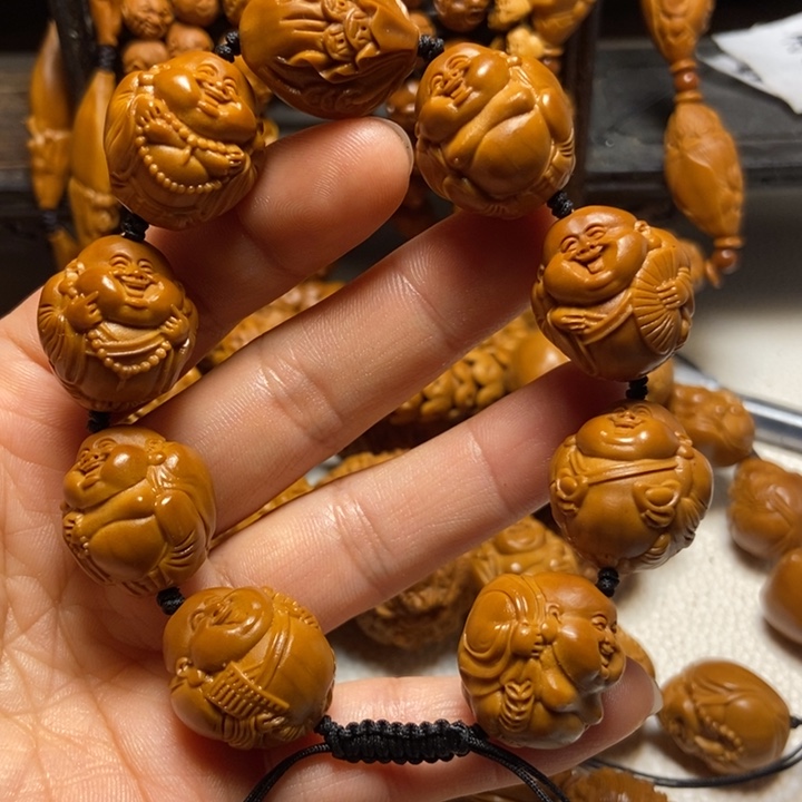 【闪购商品】橄榄核手串/手链八大弥勒