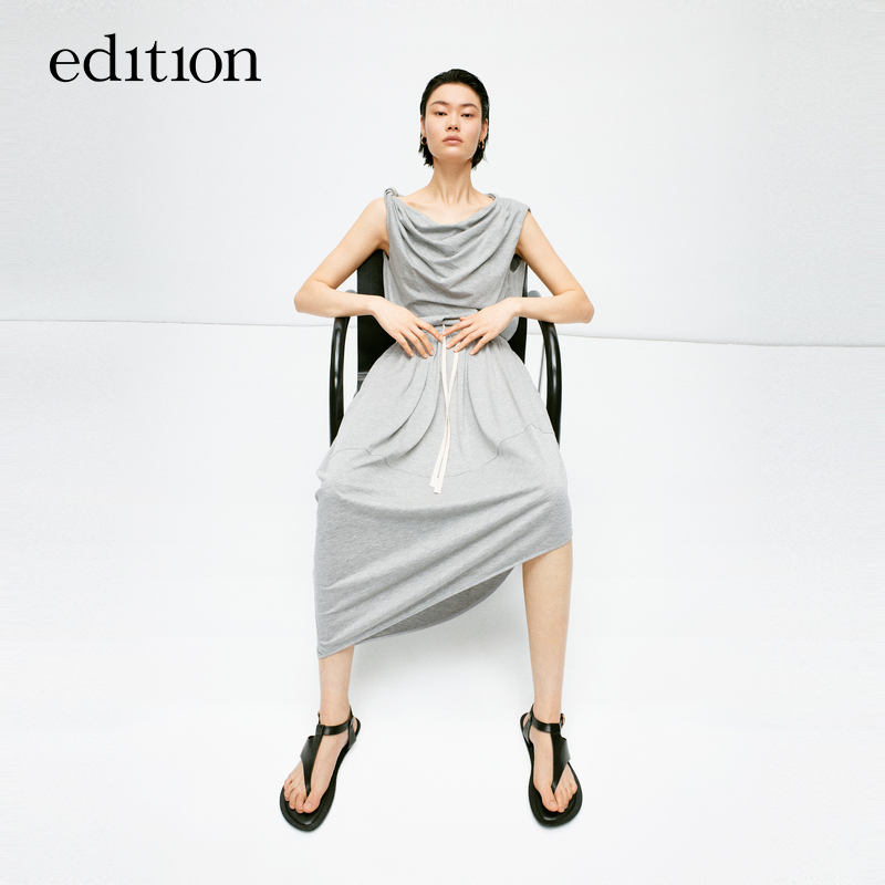 【小熊专属】edition沙丘废土风不对称花苞半裙#EBD2SKTT04