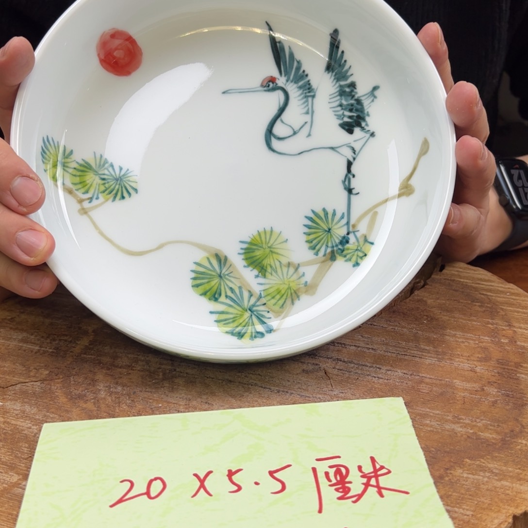 瓷片景德镇陶瓷手工手绘制作