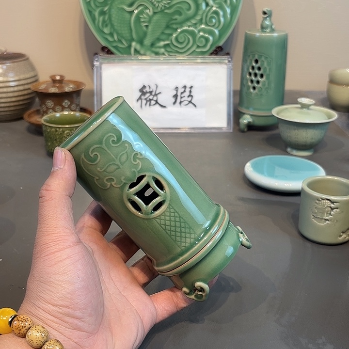 瓷片龙泉青瓷福利青瓷