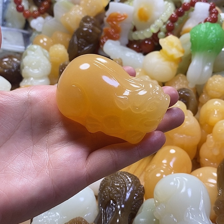完全开放手把件挂件吊坠皮