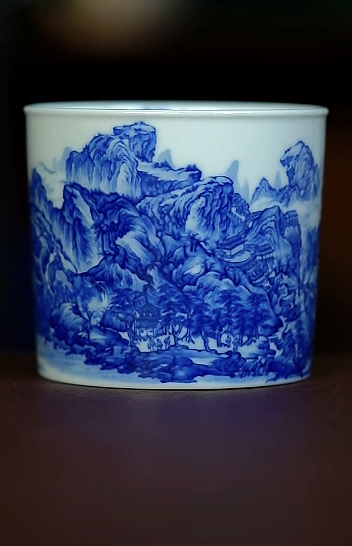 寻山晓隐江山秋色图主人杯
