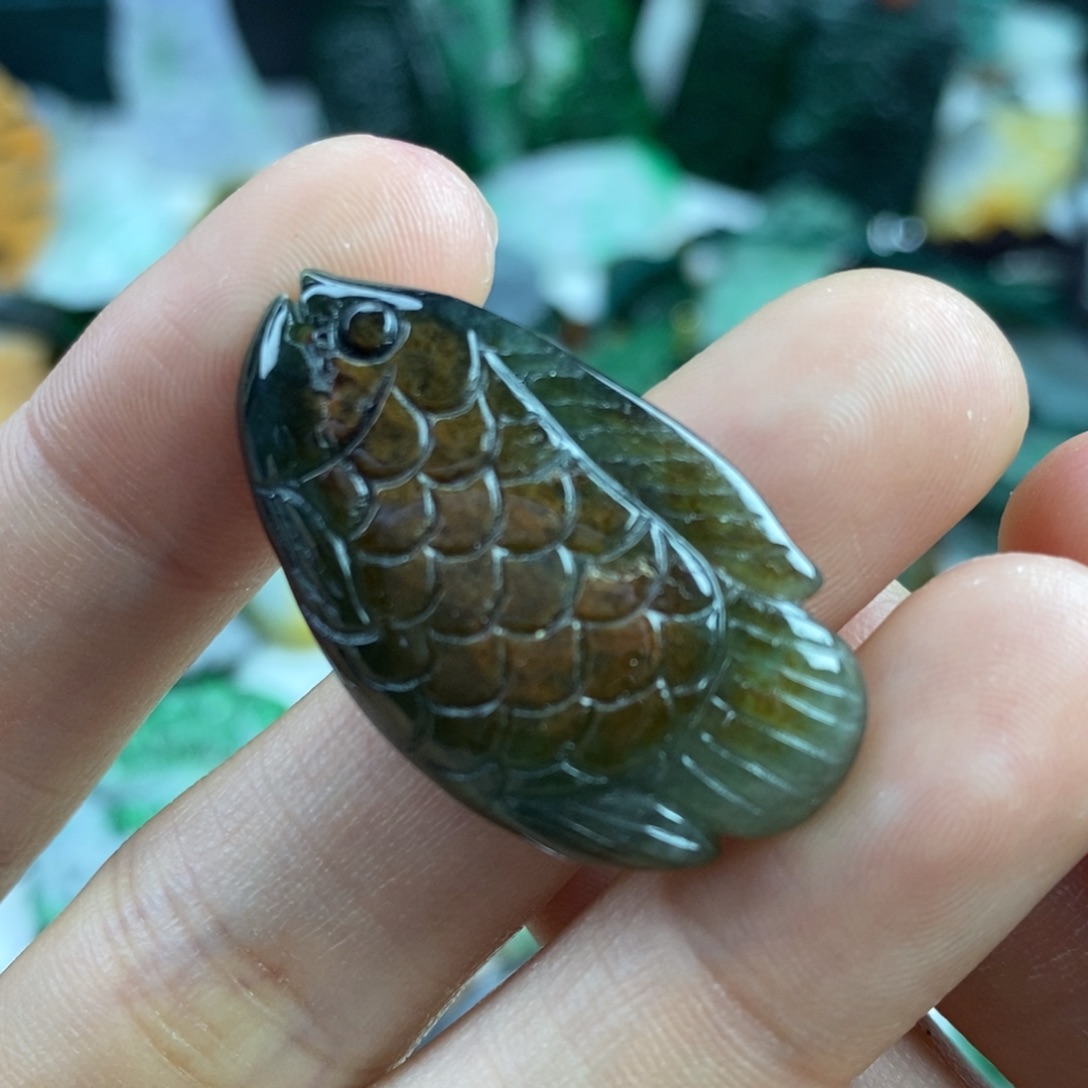 翡翠颈饰未镶嵌胜*吊坠