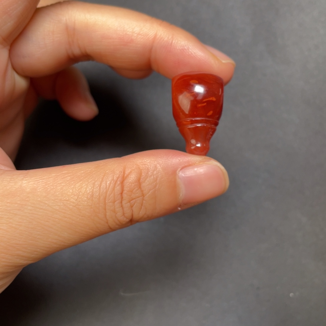 南红玛瑙未镶嵌三通