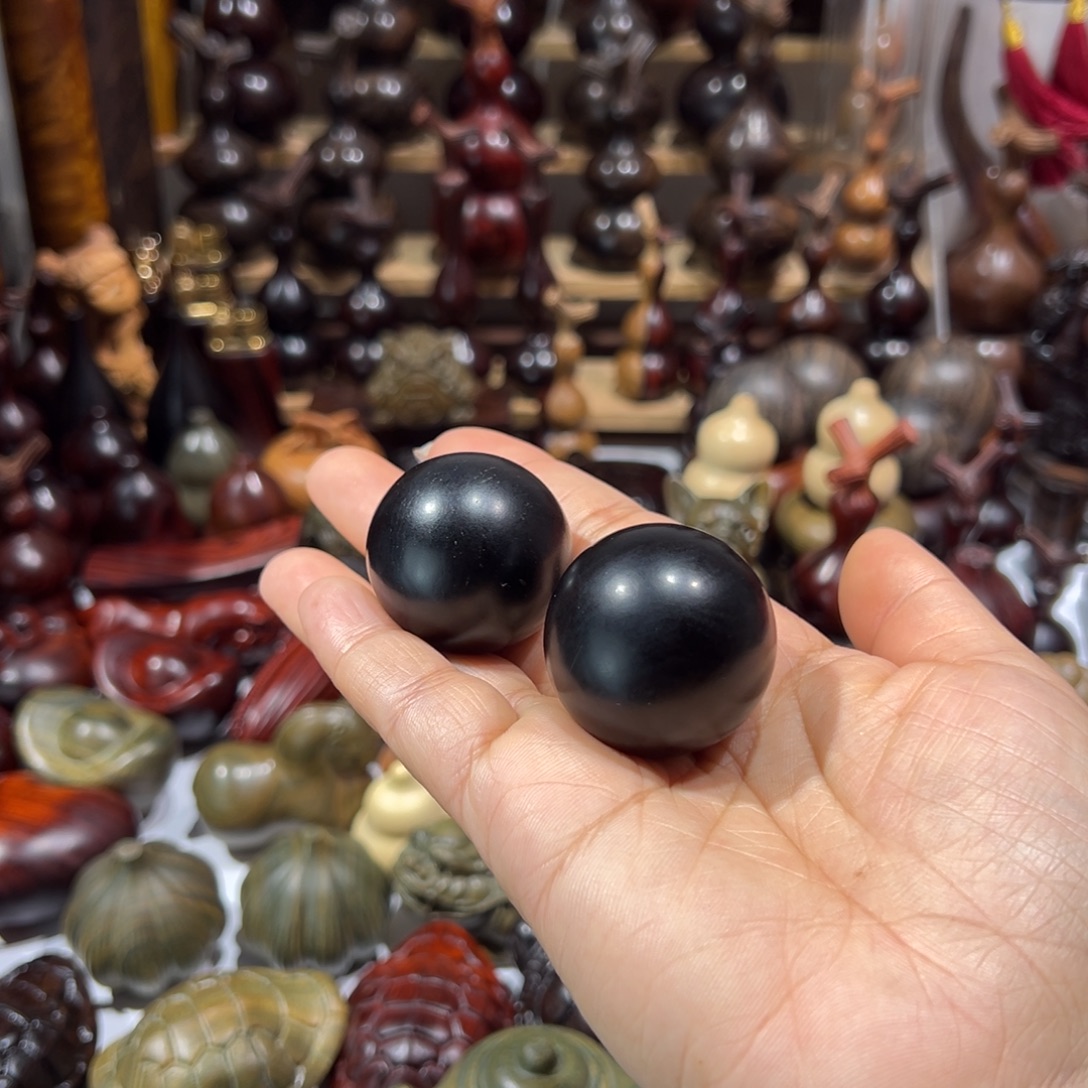 东非黑黄檀（紫光檀）手球手球手球3.5