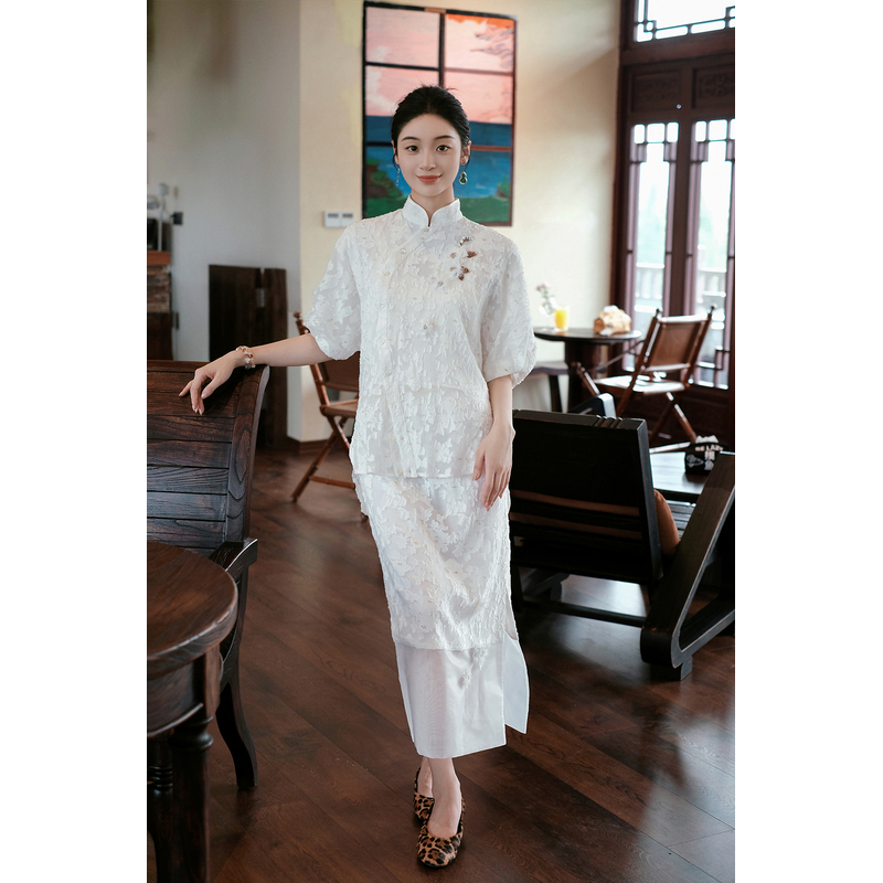 廷前观棠 | 疏棠短袖外衫