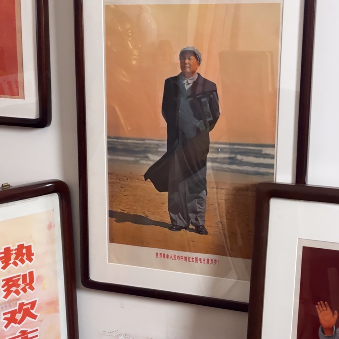 铝合金双层款毛爷爷北戴河像