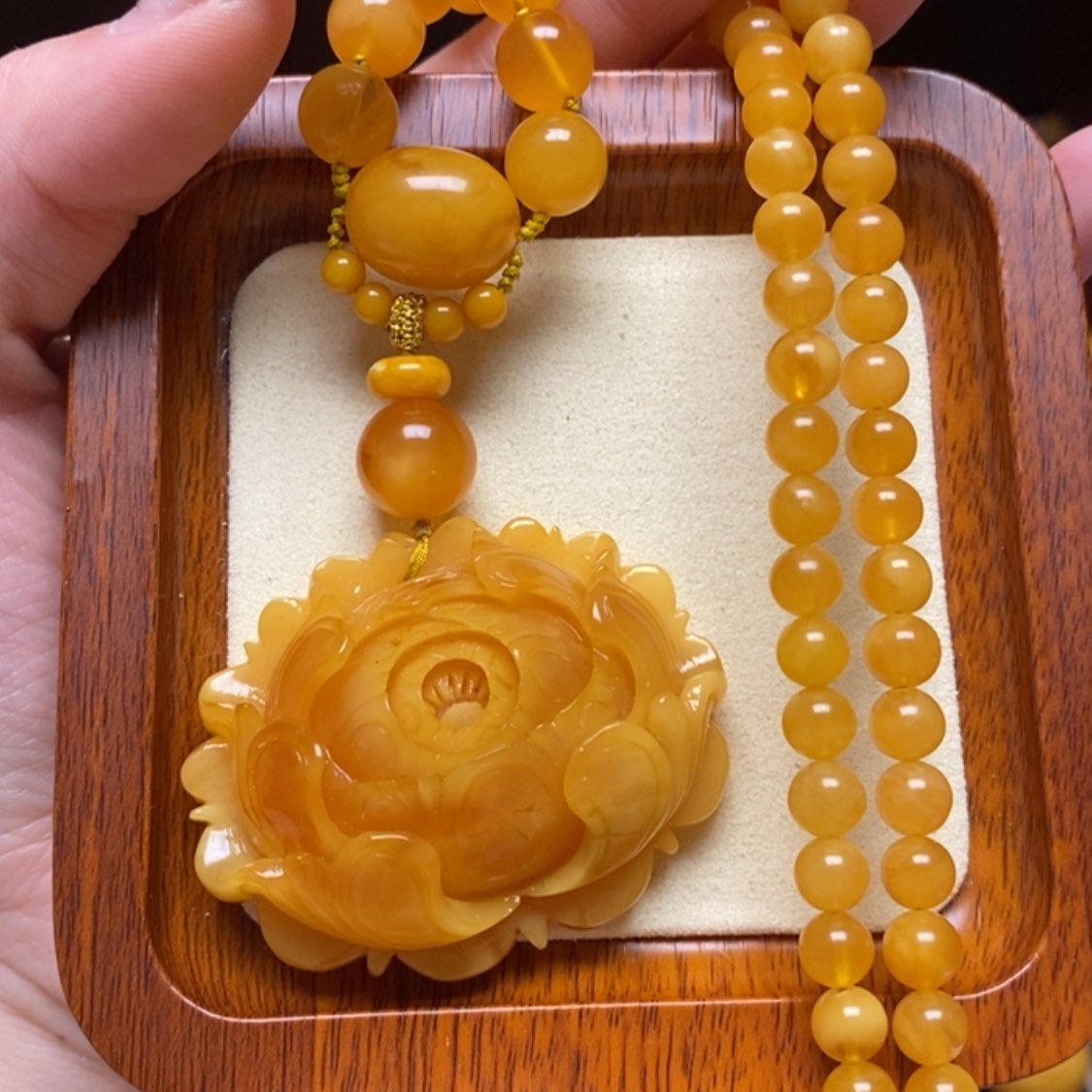 【闪购商品】蜜蜡颈饰未镶嵌项链
