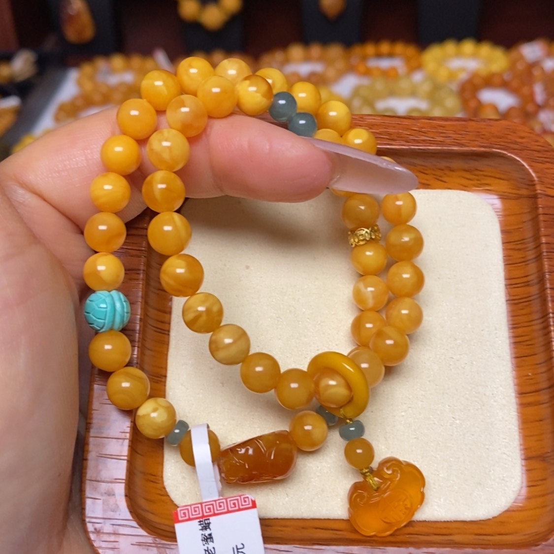 【闪购商品】蜜蜡手链未镶嵌手串