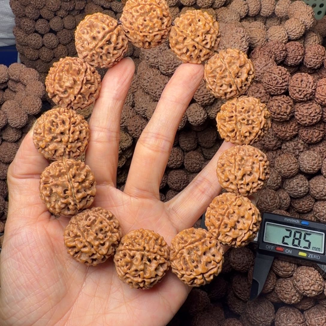 金刚菩提手串6瓣卡26尺，38号