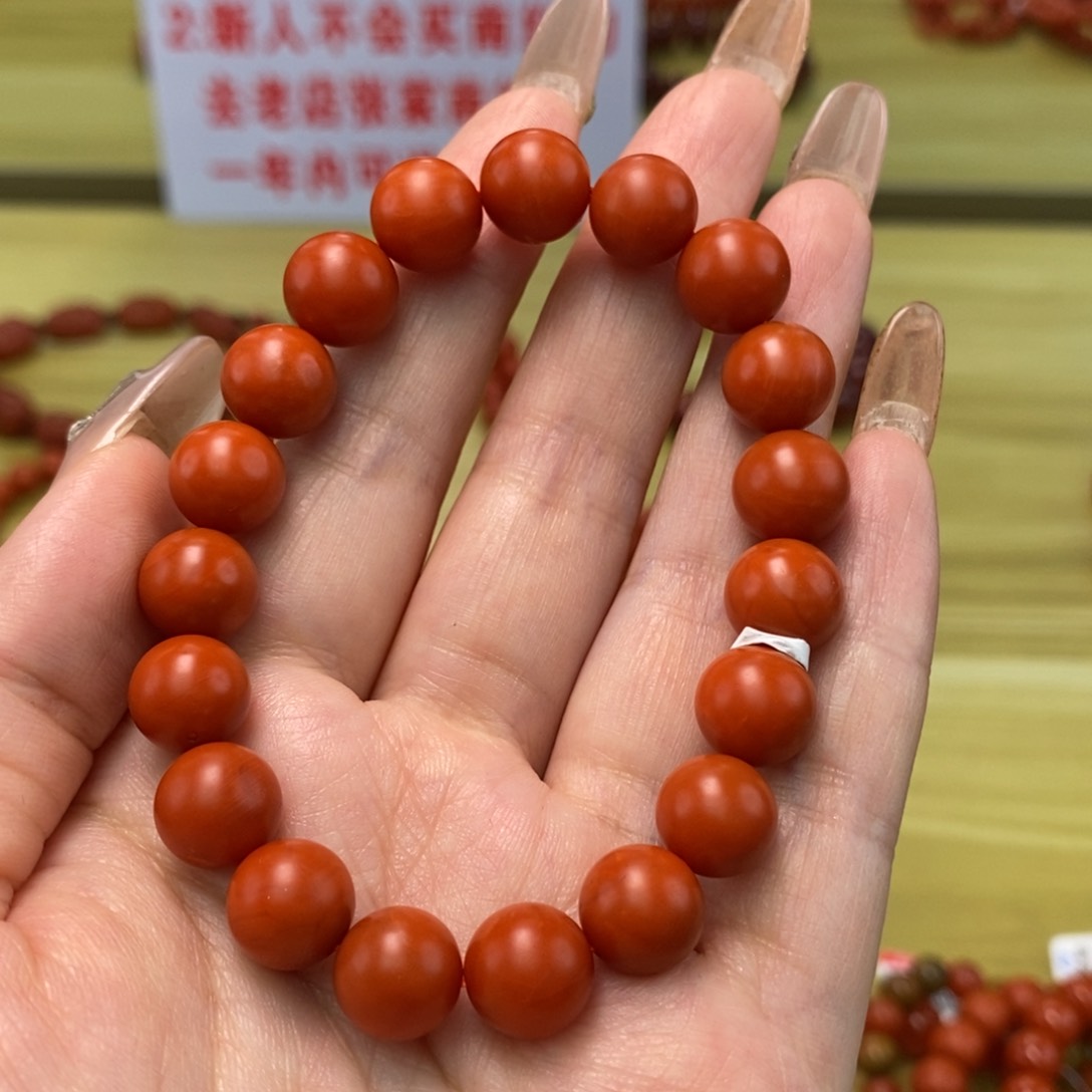 南红玛瑙手串10未镶嵌