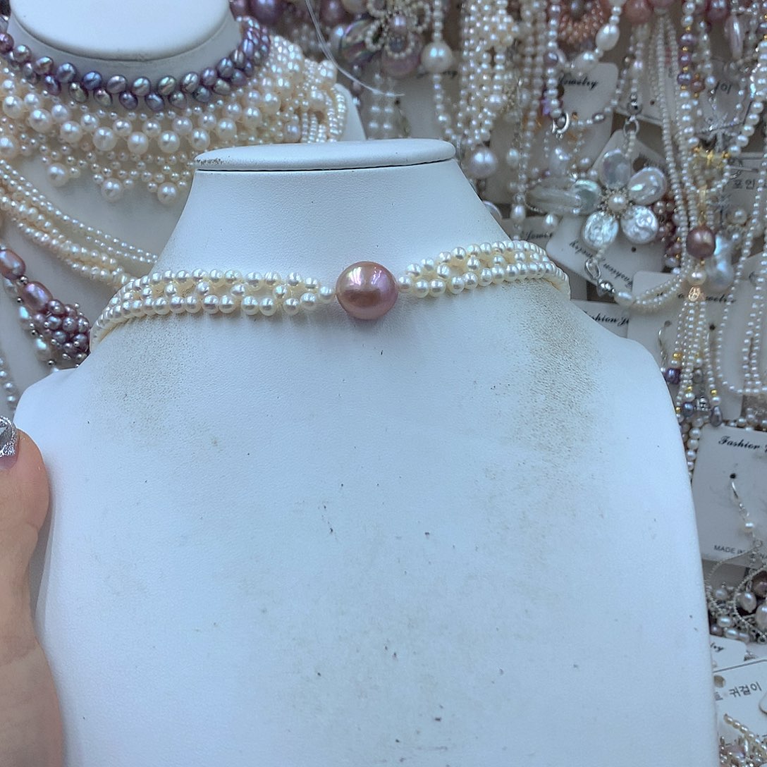 *****耳饰淡水珍珠银S925镶嵌