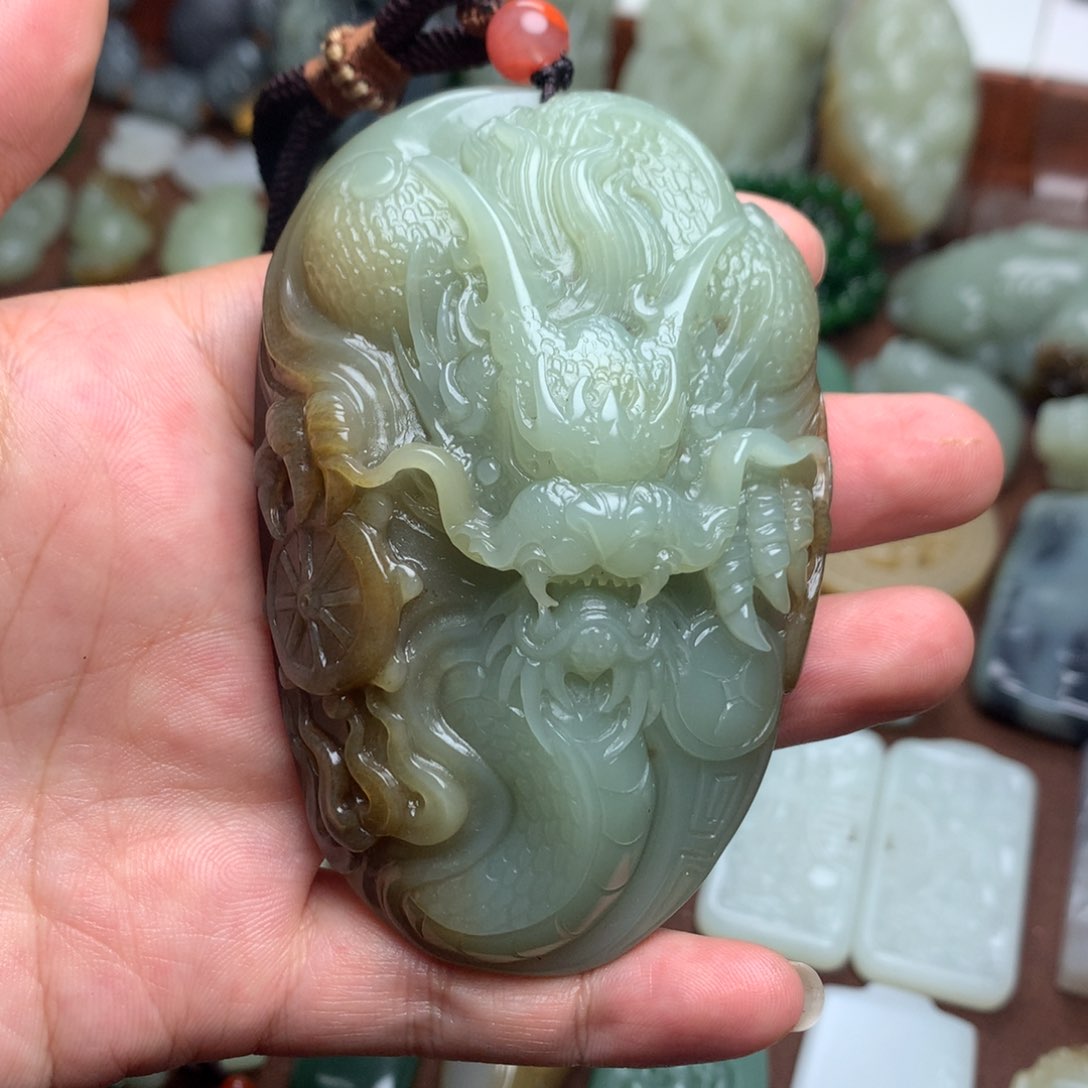 和田玉手把未镶嵌