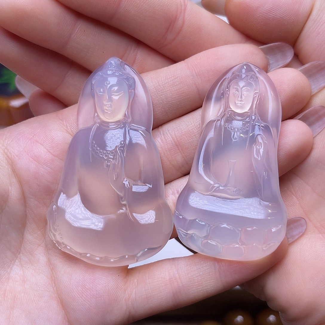 芬***达玛瑙/玉髓未镶嵌挂件