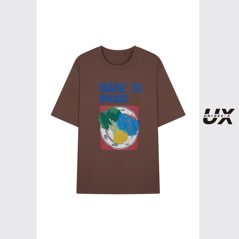 UX2025夏季新款涂鸦T恤