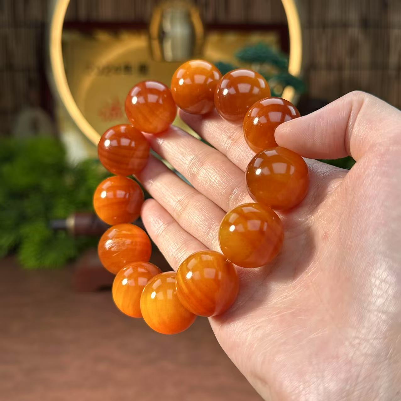 2.0 帝王血龙木手串 【410】