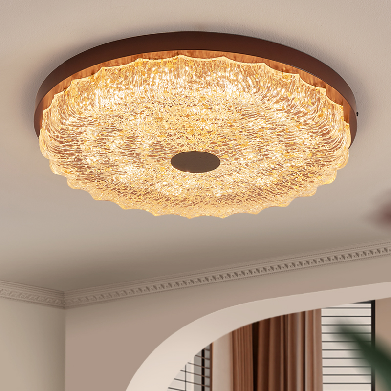 EYPHI/益菲意式轻奢主卧室灯高级感简约客厅灯金箔树脂房间吸顶灯