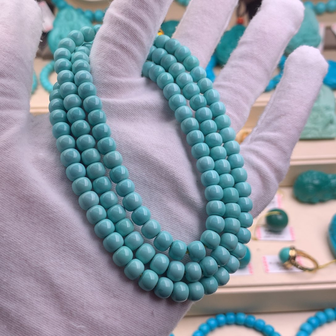 绿松石珠宝奇石未镶嵌