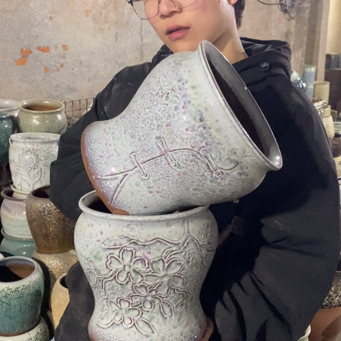 紫砂花盆瑕疵20/21fhj hh v