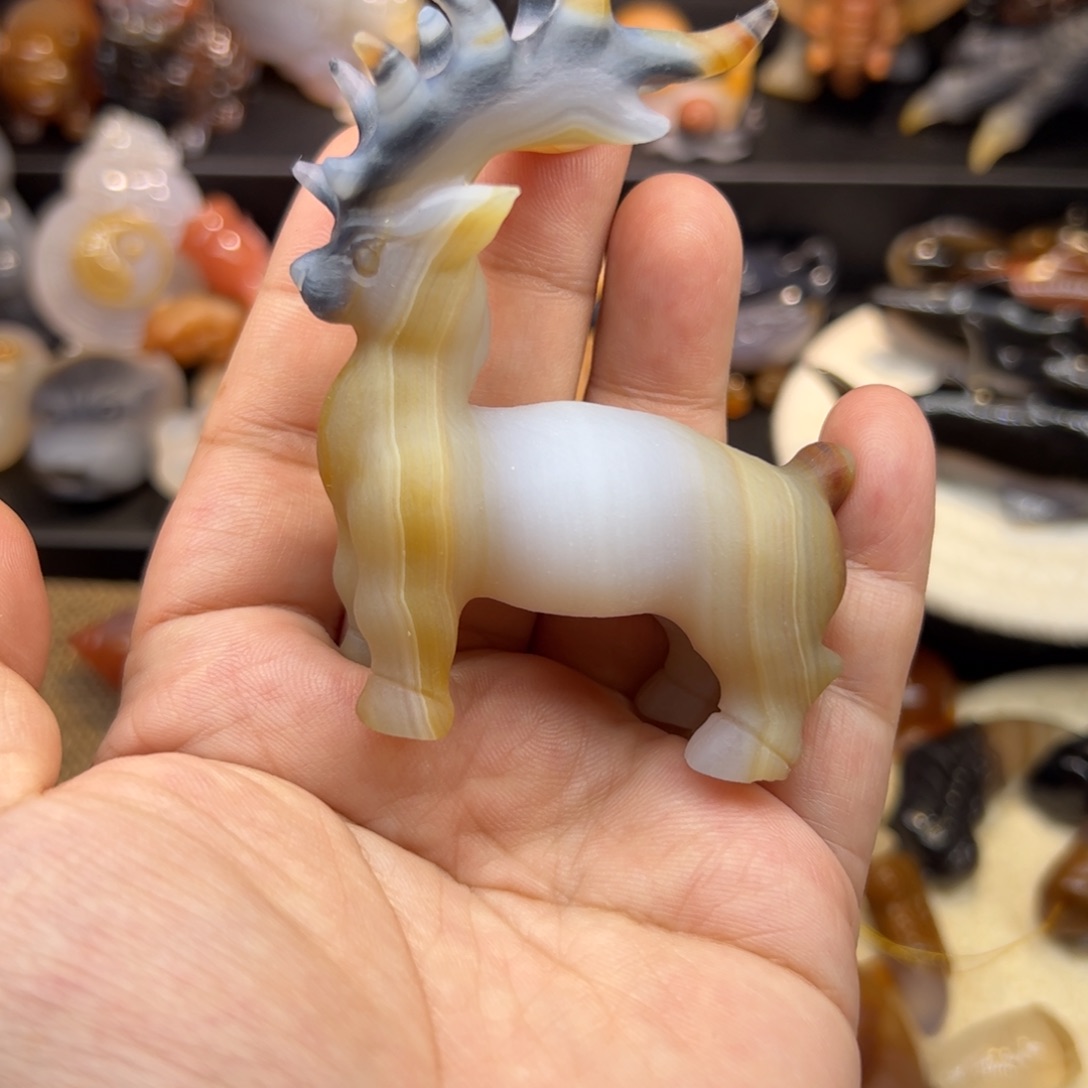 玛瑙/玉髓未镶嵌手玩/摆件/挂件