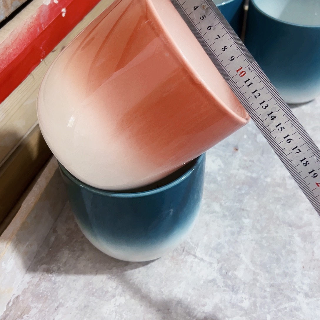 有孔，外贸尾单陶瓷花盆凑单10米包邮